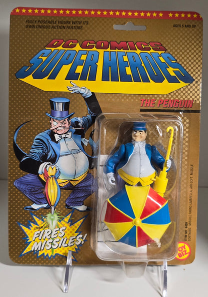 TOY BIZ DC COMICS SUPER HEROES PENGUIN FIRES MISSILES [PH05] Batman Toy Biz   