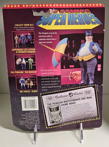 TOY BIZ DC COMICS SUPER HEROES PENGUIN FIRES MISSILES [PH06] Batman Toy Biz   