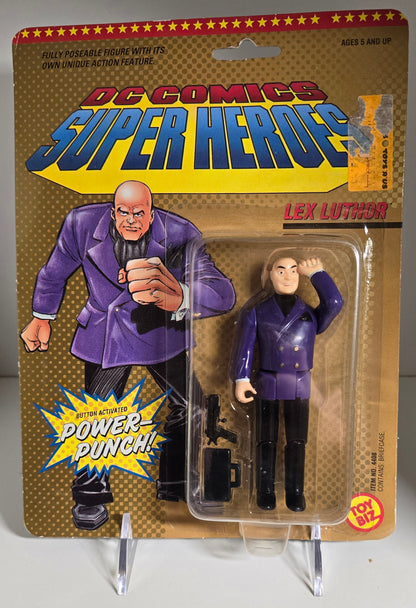 TOY BIZ DC COMICS SUPER HEROES LEX LUTHOR POWER PUNCH [PH01] Batman Toy Biz   