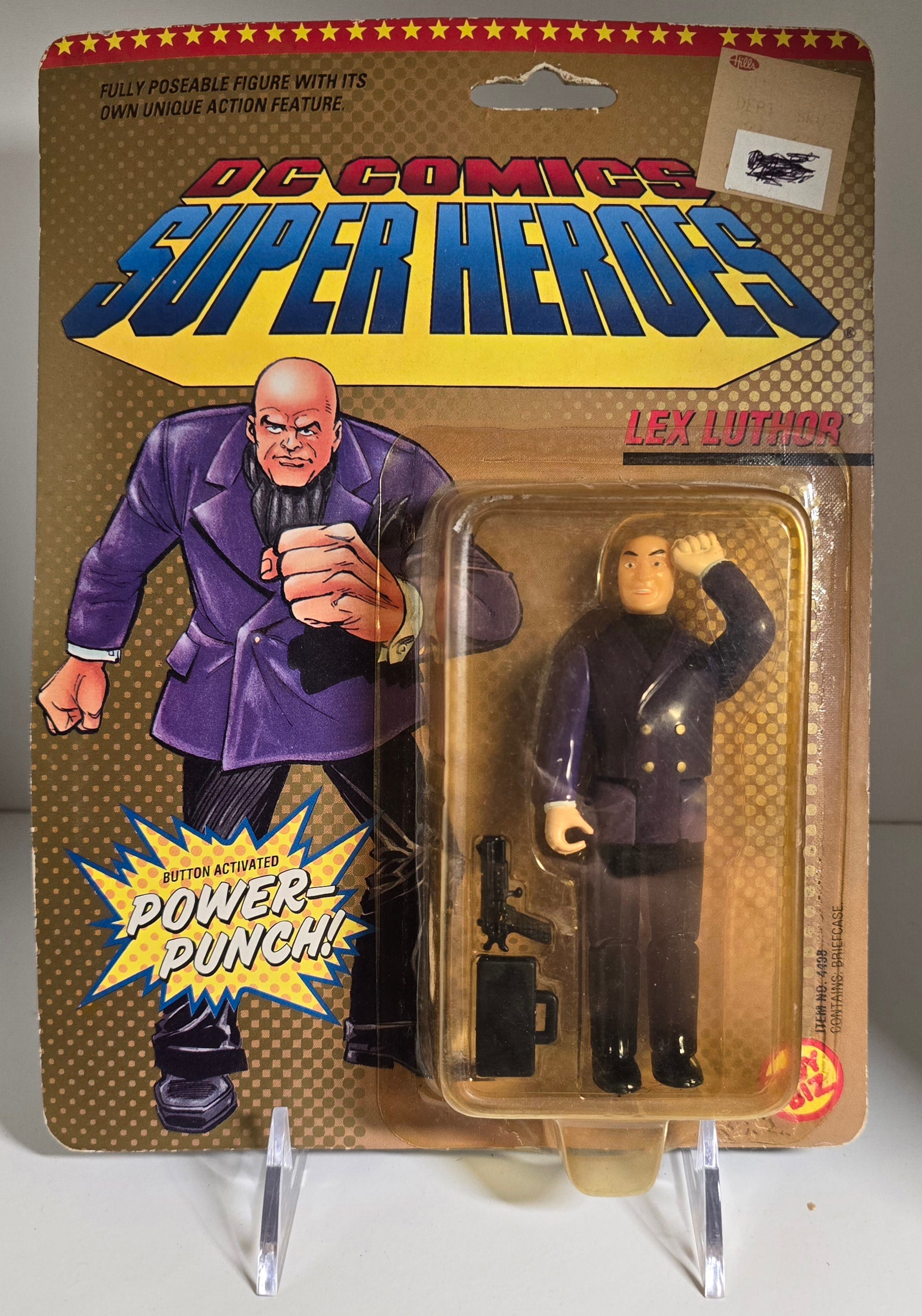 TOY BIZ DC COMICS SUPER HEROES LEX LUTHOR POWER PUNCH [PH02] Batman Toy Biz   