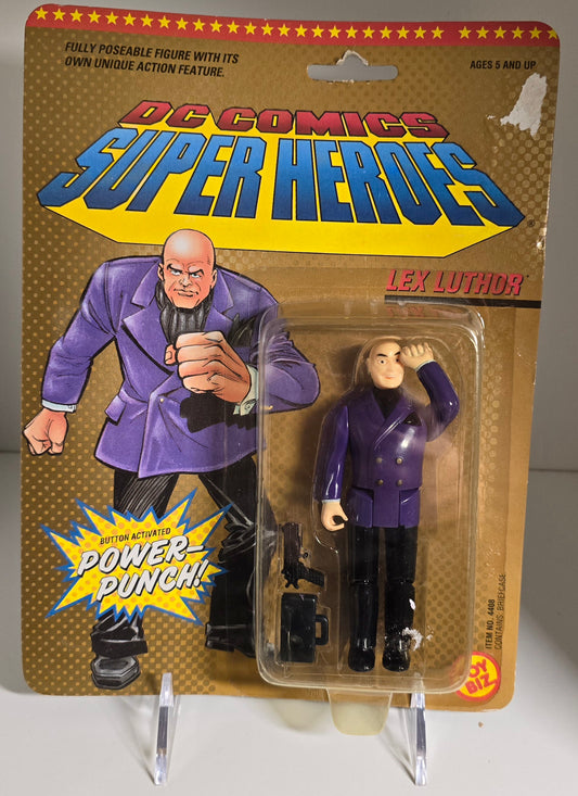 TOY BIZ DC COMICS SUPER HEROES LEX LUTHOR POWER PUNCH [PH04] Batman Toy Biz   