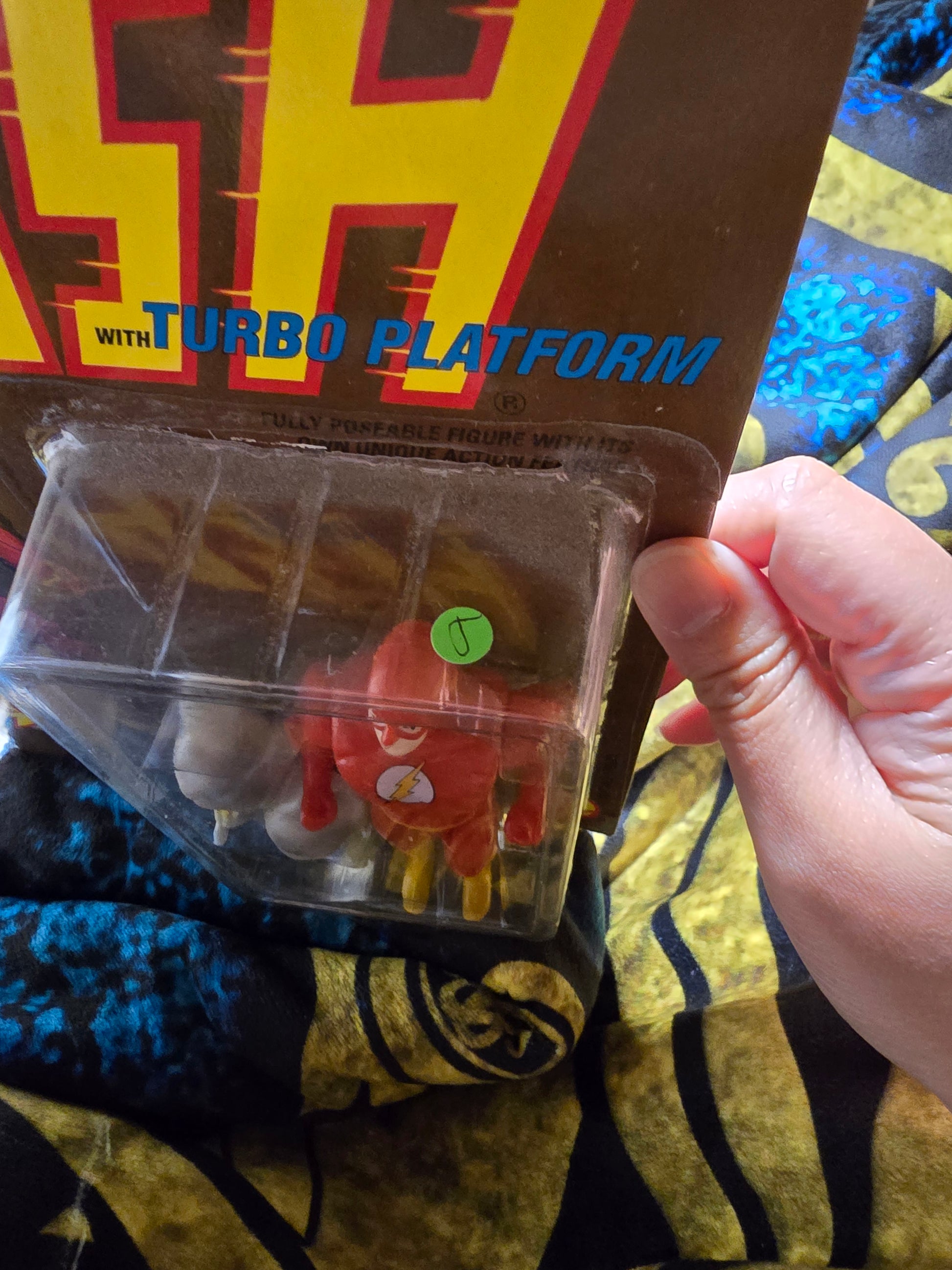 TOY BIZ DC COMICS SUPER HEROES FLASH TURBO PLATFORM UNPUNCHED [PH05] Batman Toy Biz   