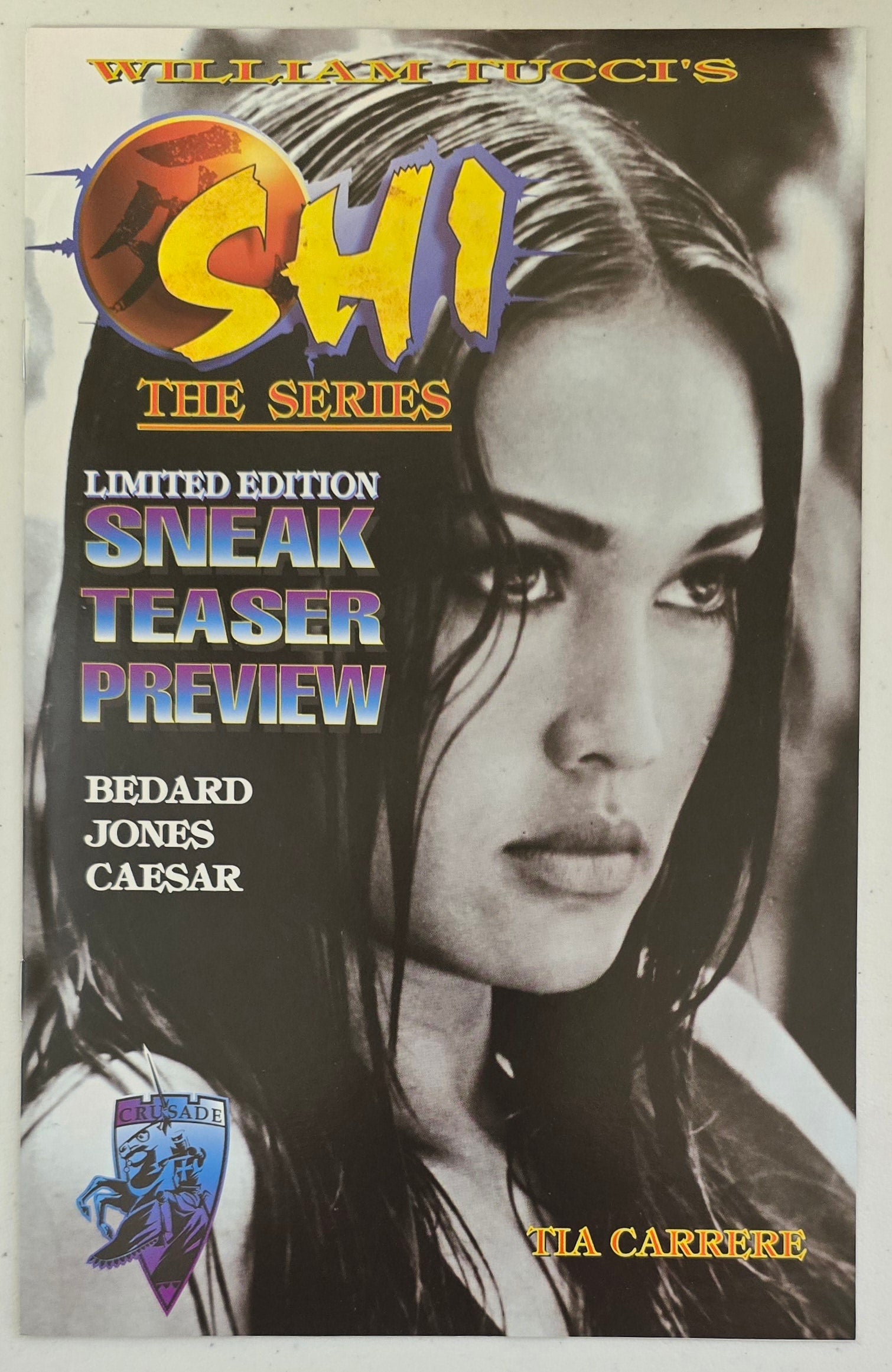 SHI SERIES SNEAK TEASER PREVIEW PHOTO COVER TIA CARRERE Shi CRUSADE COMICS   