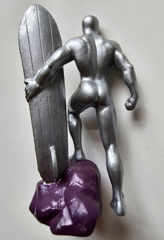 SILVER SURFER 3" inch LOOSE FIGURE 1990 Captain America MARVEL   