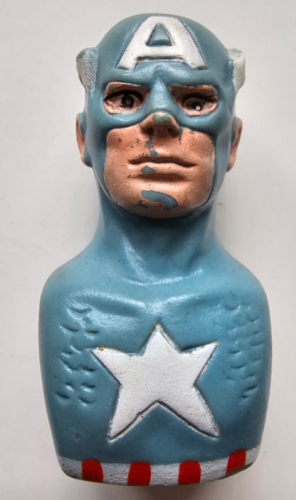 CAPTAIN AMERICA Finger Puppet Marvel 1978 Imperial Toy Corp Captain America IMPERIAL TOY   