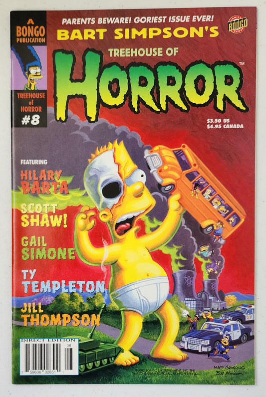 TREEHOUSE OF HORROR #8 2002  BONGO COMICS   