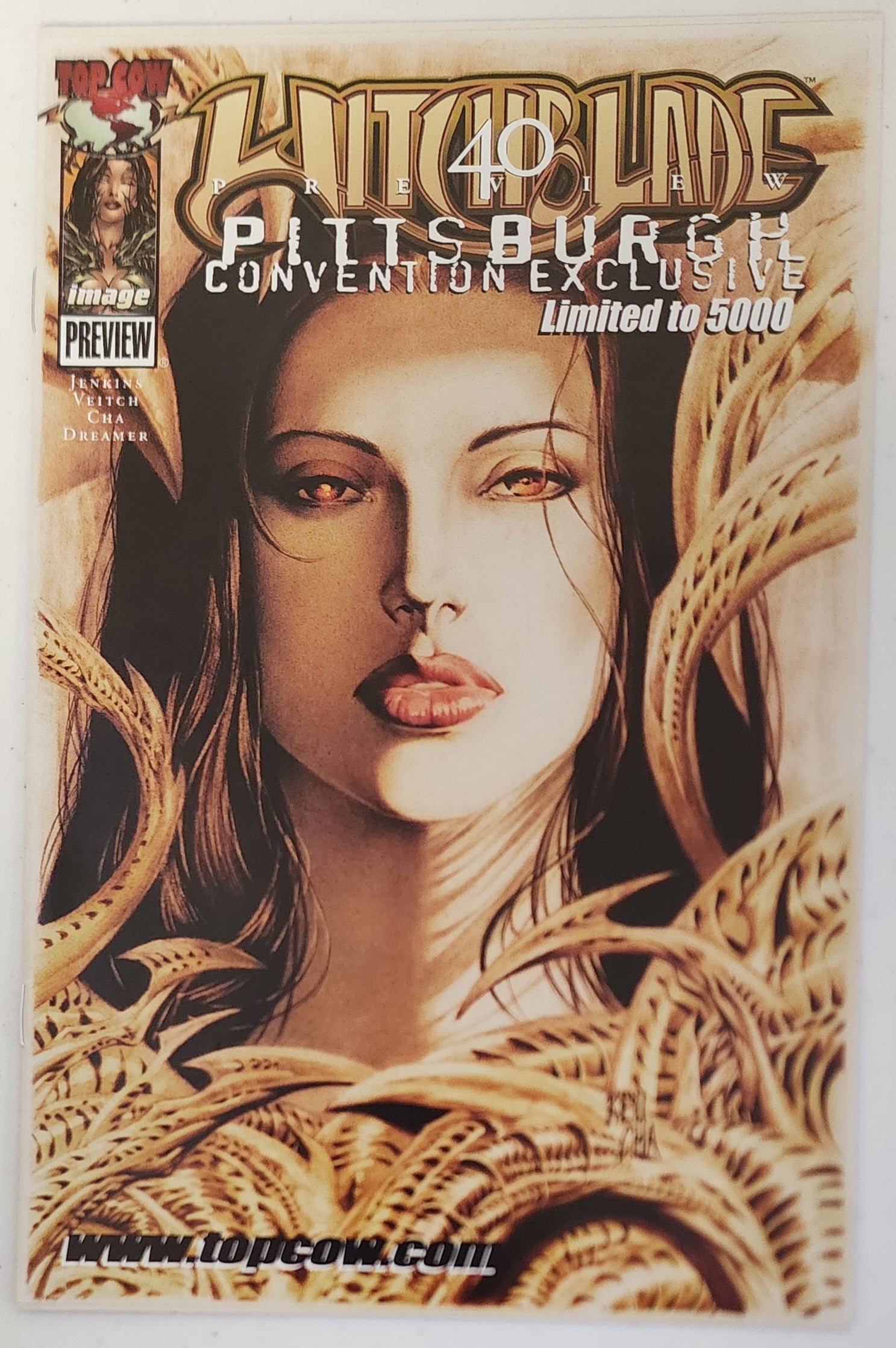 WITCHBLADE PITTSBURGH CONVENTION EXCLUSIVE Witchblade IMAGE COMICS
