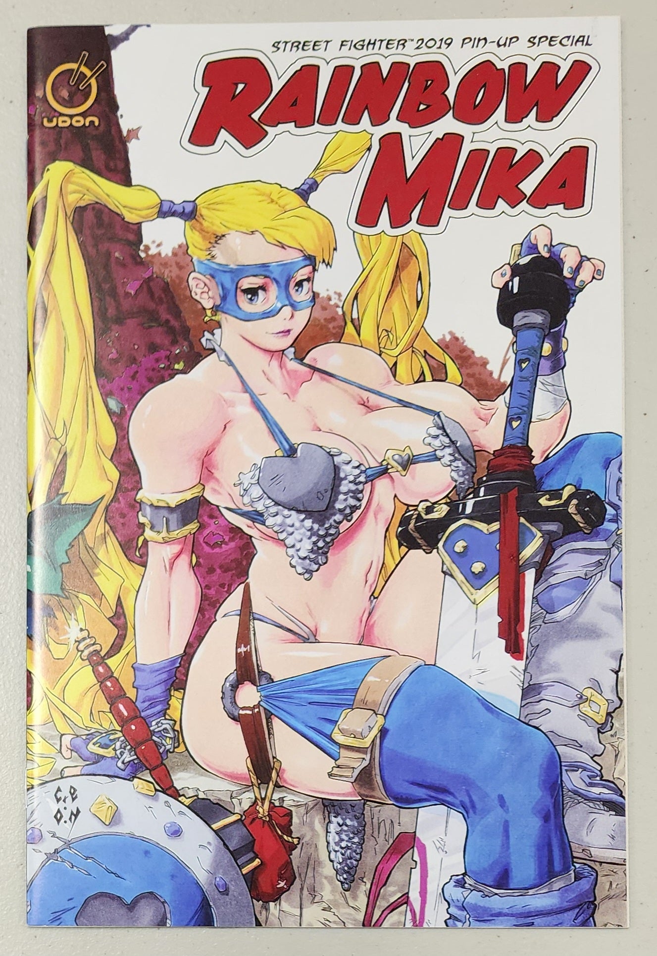 STREET FIGHTER 2019 PINUP SPECIAL #1 CVR D 1:10 RAINBOW MIKA VARIANT 2019 [SD02] Street Fighter UDON ENTERTAINMENT INC   