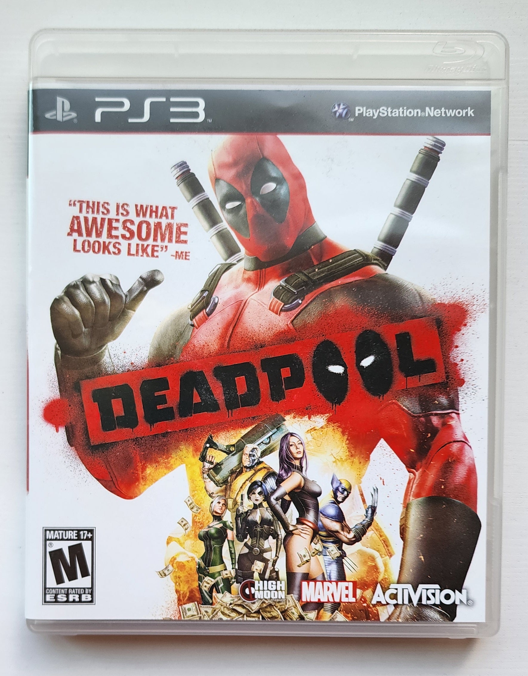 DEADPOOL SONY PLAYSTATION 3 PS3 CASE MANUAL GAME 2013 Deadpool Playstation   