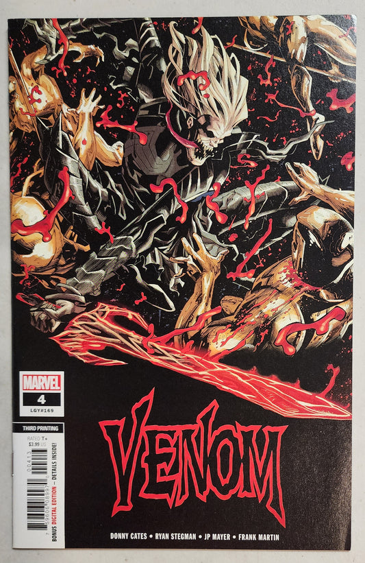 VENOM #4 3RD PRINT VARIANT 2018 [SD01] Venom MARVEL COMICS   