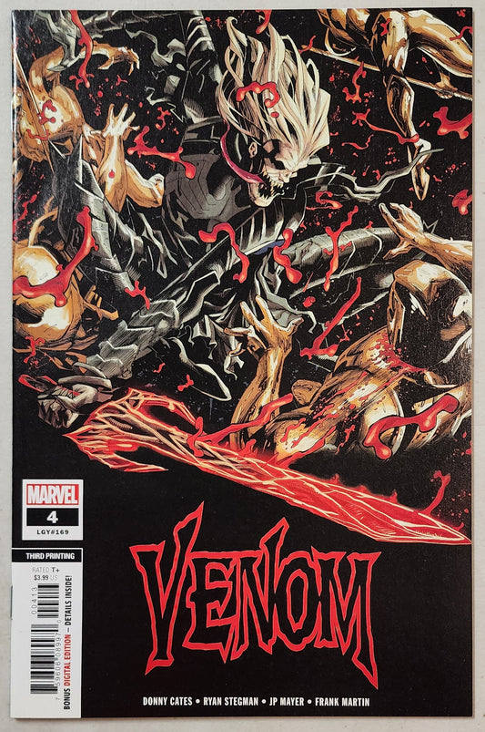 VENOM #4 3RD PRINT VARIANT 2018 [SD02] Venom MARVEL COMICS   