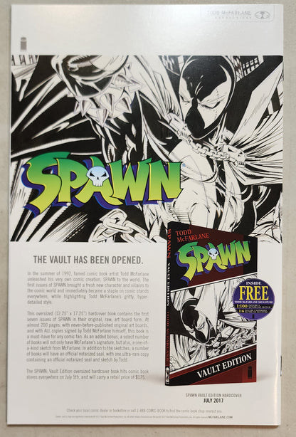 SPAWN #1 25TH ANNIVERSARY DIRECTORS CUT GOLD FOIL 2017 [SD01] Spawn IMAGE COMICS   