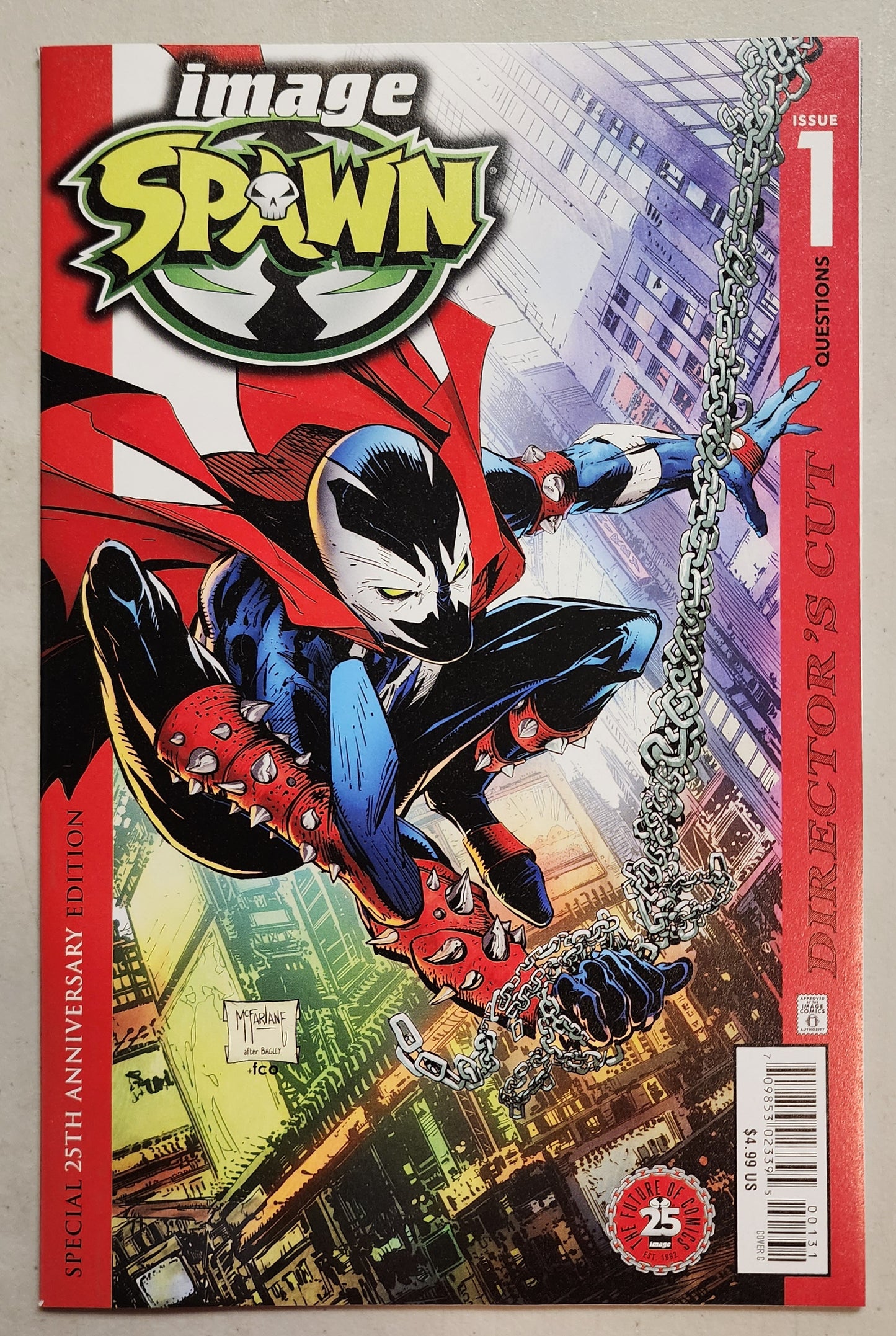 SPAWN #1 25TH ANN DIRECTORS CUT 2017 [SD01] Spawn IMAGE COMICS   