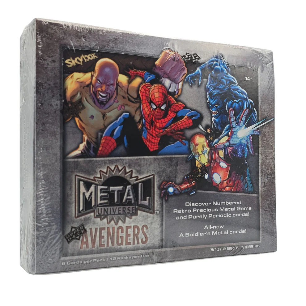 UPPER DECK MARVEL AVENGERS METAL UNIVERSE HOBBY SEALED BOX 2024 CARDS Skybox