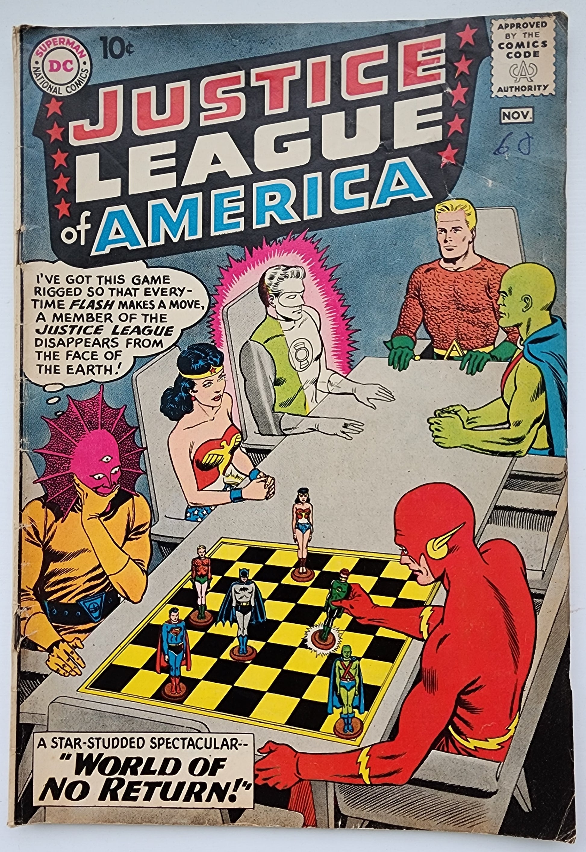 JUSTICE LEAGUE OF AMERICA #1 1960 (ORIGIN 1ST APP DESPERO) Justice League DC COMICS