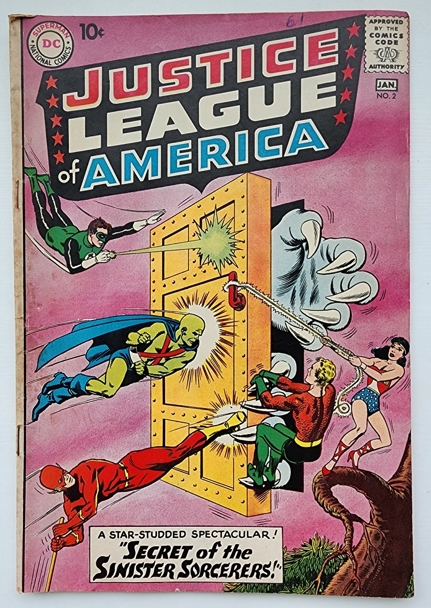 JUSTICE LEAGUE OF AMERICA #2 1960 Justice League DC COMICS