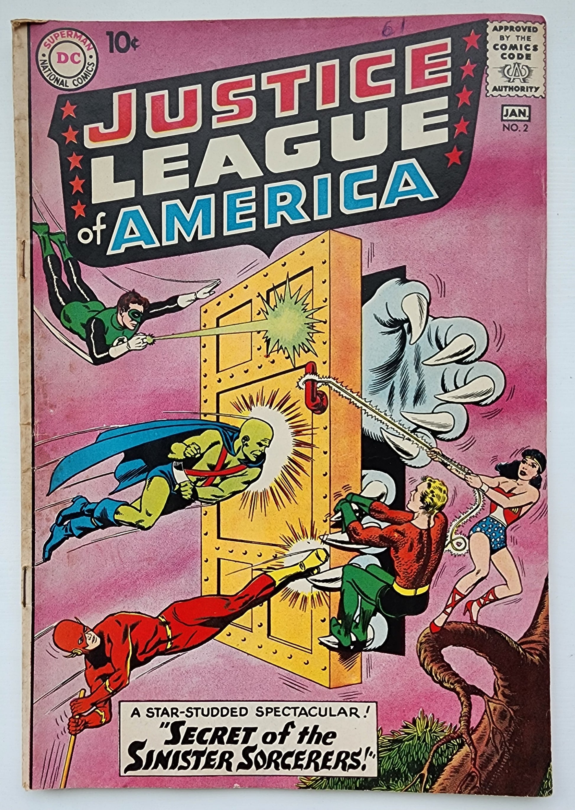 JUSTICE LEAGUE OF AMERICA #2 1960 Justice League DC COMICS