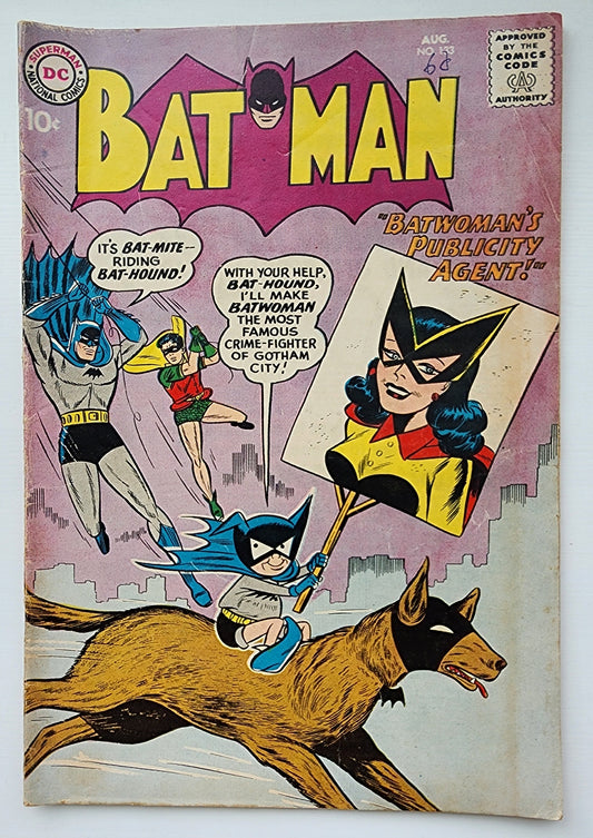 BATMAN #133 1960 (3RD APP BAT-MITE, 1ST APP IN BATMAN TITLE) Batman DC COMICS