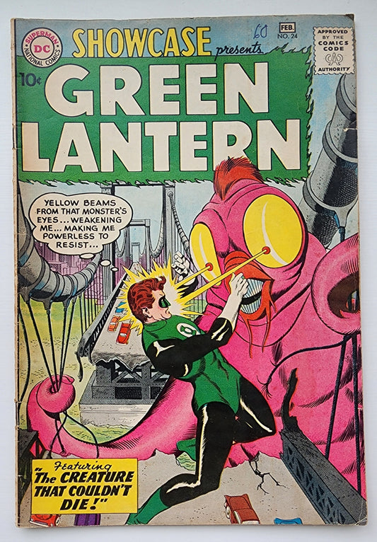 SHOWCASE #24 1960 (3RD APP GREEN LANTERN HAL JORDAN) Showcase DC COMICS