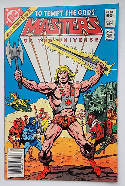 MASTERS OF THE UNIVERSE #1 1982 HE-MAN NEWSSTAND Masters of the Universe DC COMICS