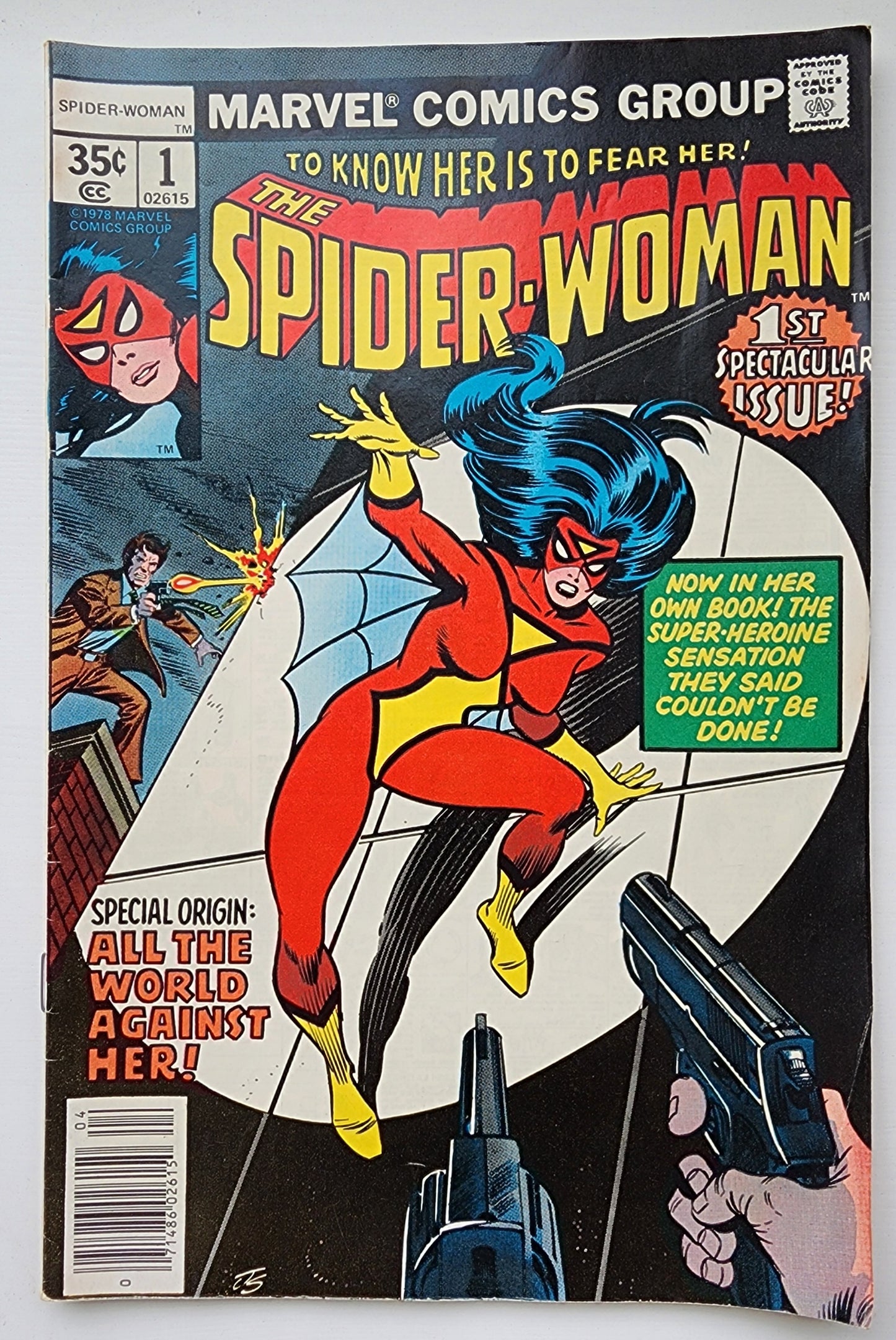 SPIDER-WOMAN #1 1978(ORIGIN SPIDER-WOMAN) NEWSSTAND [S02] Spider-Woman MARVEL COMICS