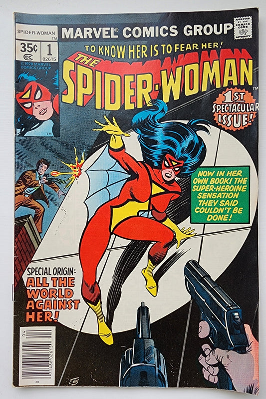 SPIDER-WOMAN #1 1978(ORIGIN SPIDER-WOMAN) NEWSSTAND [S02] Spider-Woman MARVEL COMICS