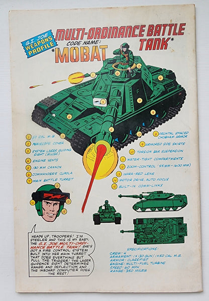 GI JOE A REAL AMERICAN HERO #1 1982 NEWSSTAND GI Joe MARVEL COMICS