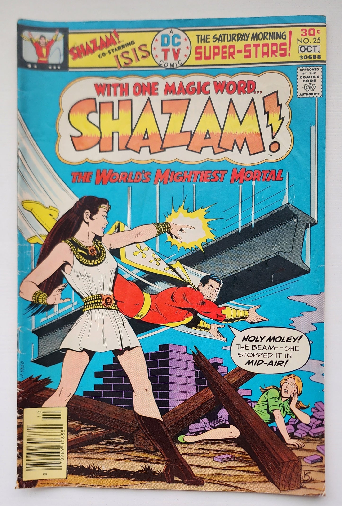 SHAZAM #25 1976 NEWSSTAND (ORIGIN 1ST APP ISIS) Shazam DC COMICS