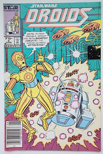 STAR WARS DROIDS #2 1986 NEWSSTAND Star Wars MARVEL COMICS