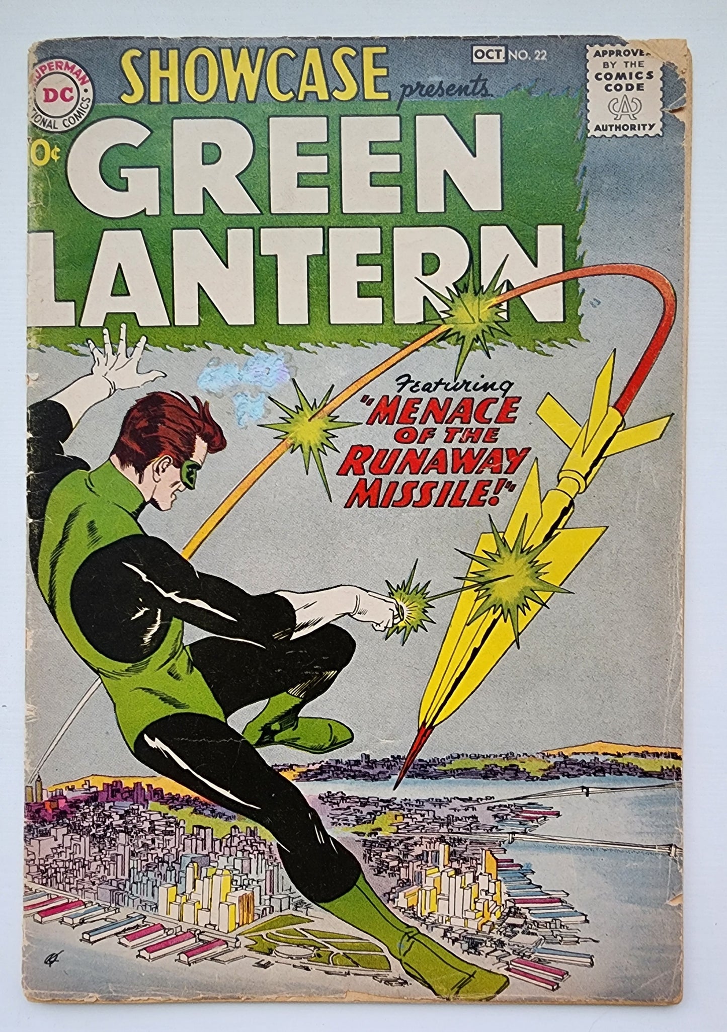 SHOWCASE #22 1959 (ORIGIN 1ST APP GREEN LANTERN HAL JORDAN. 1ST APP ABIN SUR CAROL FERRIS) Showcase DC COMICS