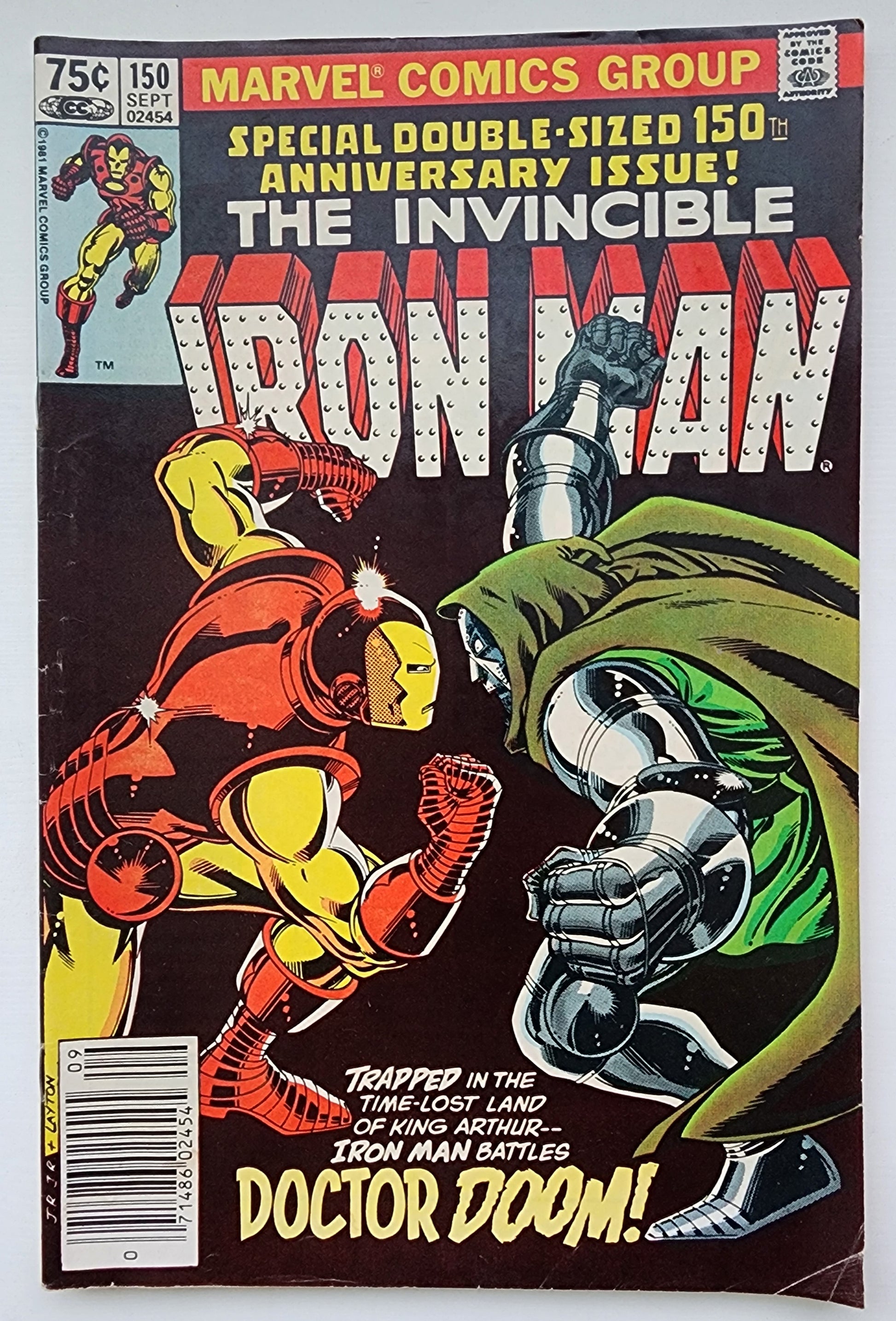 IRON MAN #150 1981 NEWSSTAND Iron Man MARVEL COMICS