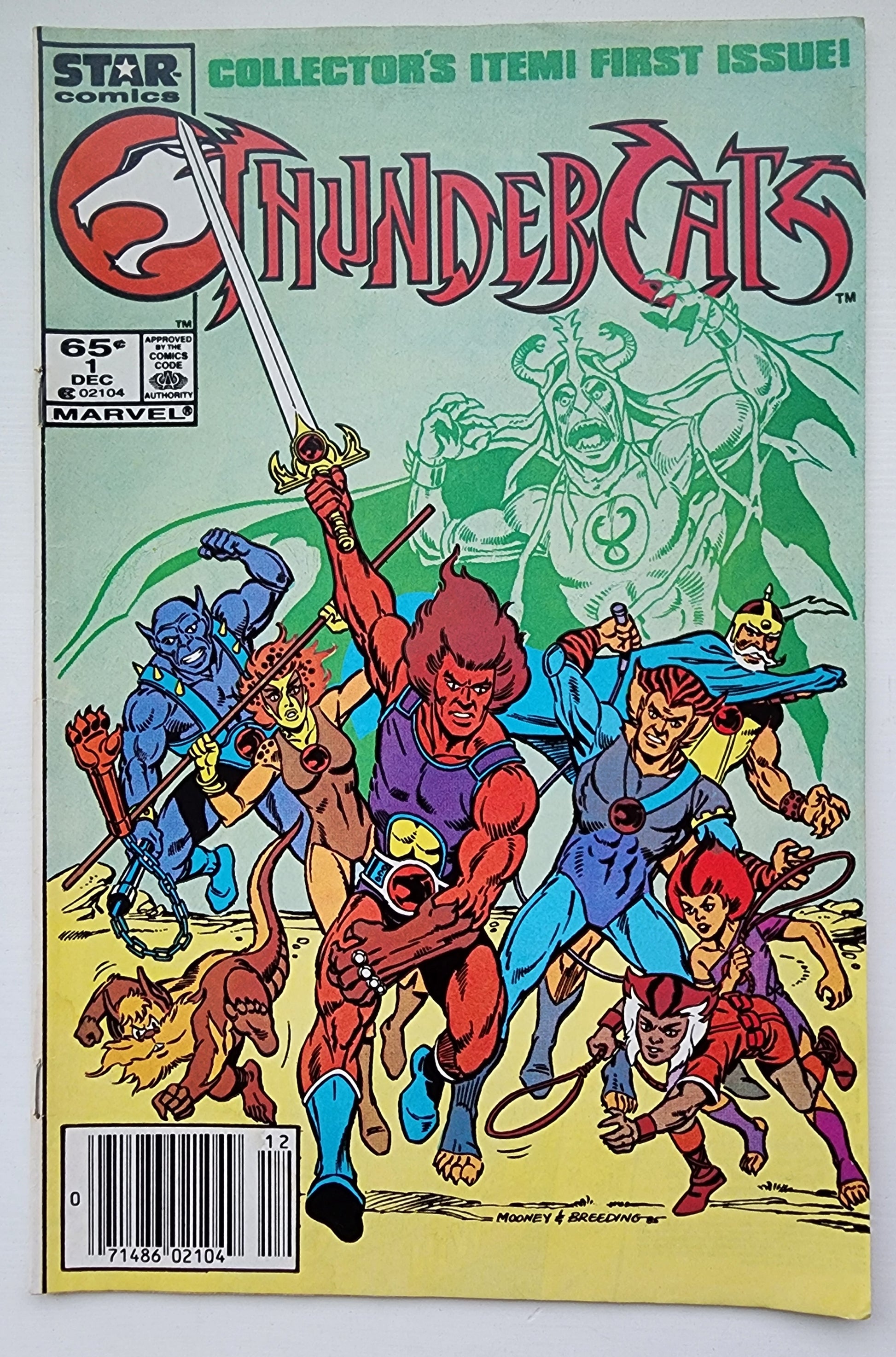 THUNDERCATS #1 1985 NEWSSTAND Thundercats MARVEL COMICS