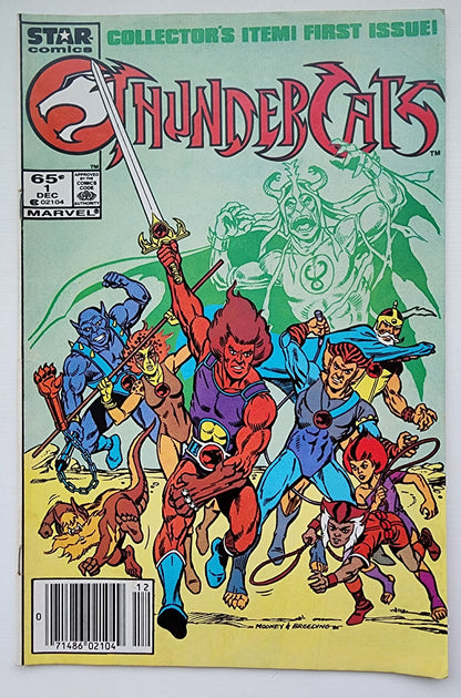 THUNDERCATS #1 1985 NEWSSTAND Thundercats MARVEL COMICS