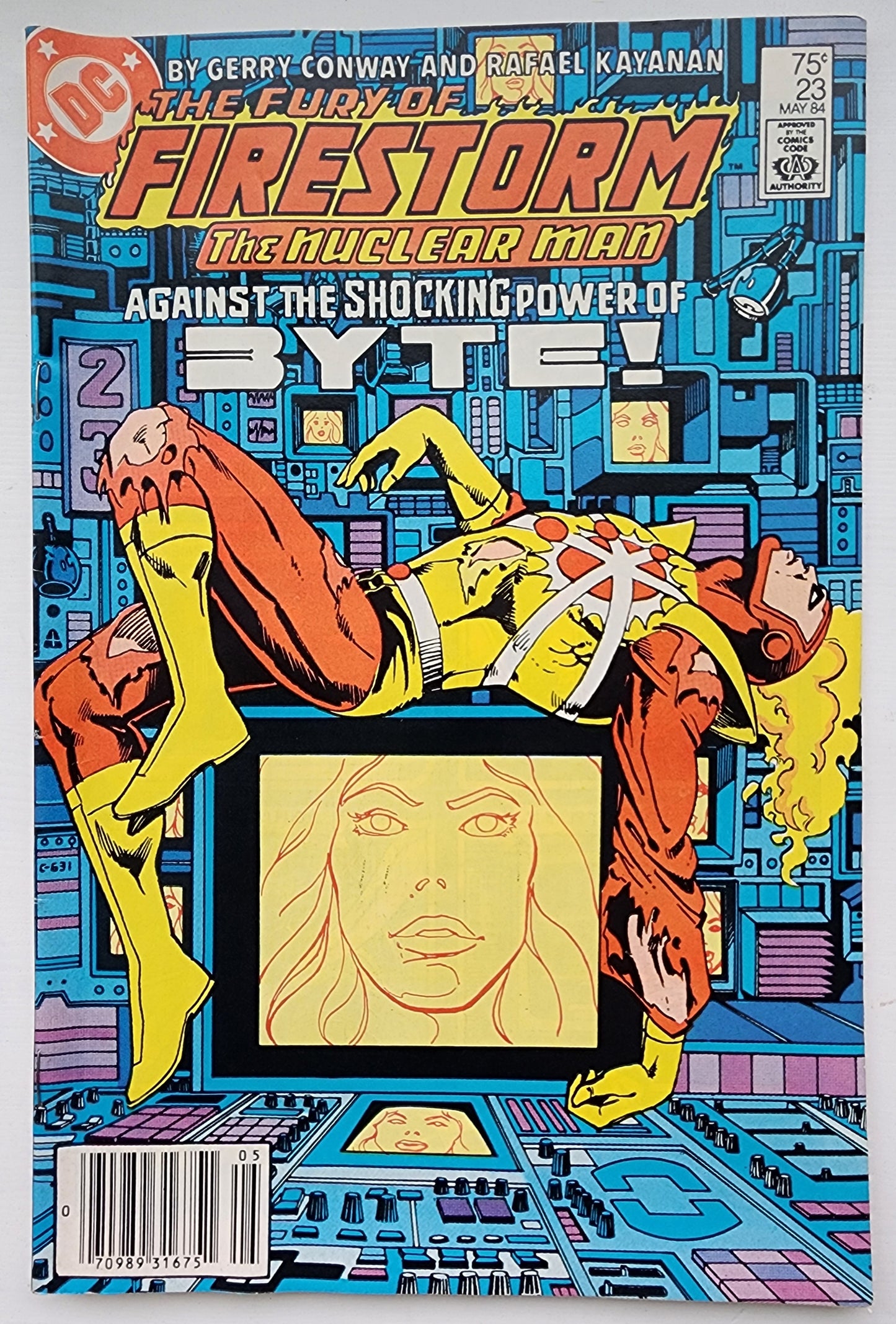 FURY OF FIRESTORM #23 1984 (1ST APP FELICITY SMOAK) NEWSSTAND DC COMICS