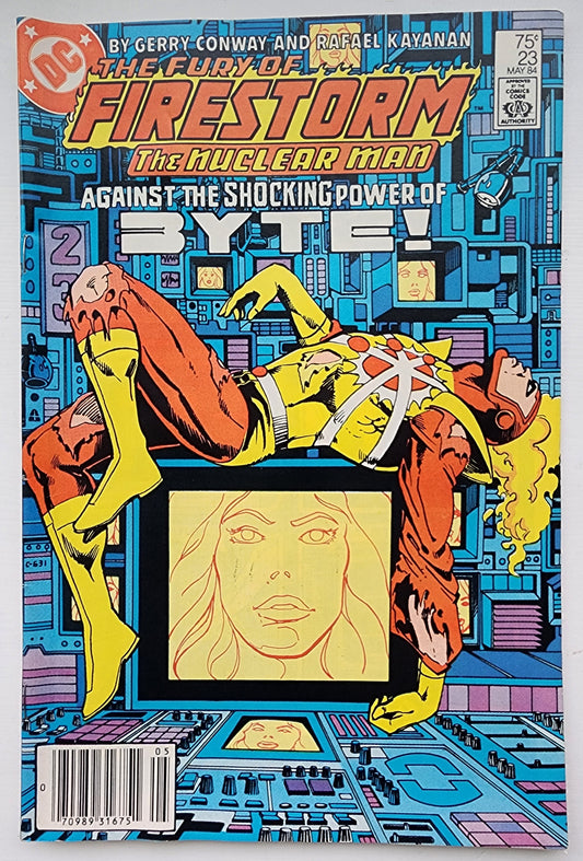 FURY OF FIRESTORM #23 1984 (1ST APP FELICITY SMOAK) NEWSSTAND DC COMICS