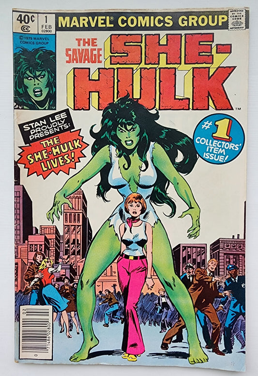 SAVAGE SHE-HULK #1 1980 (ORIGIN & 1ST APP JENNIFER WALTERS) NEWSSTAND She-Hulk MARVEL COMICS