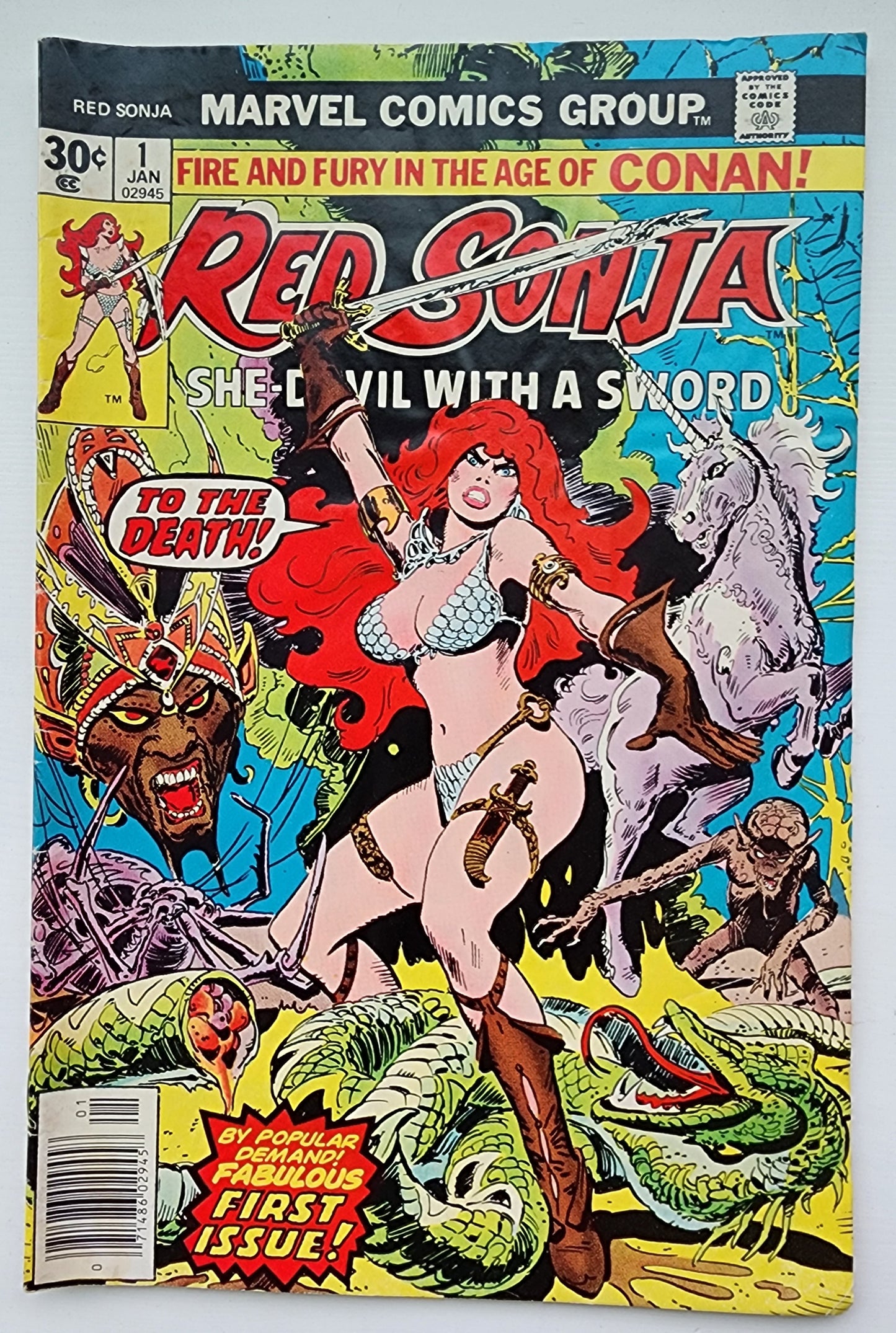 RED SONJA #1 1977 Red Sonja MARVEL COMICS
