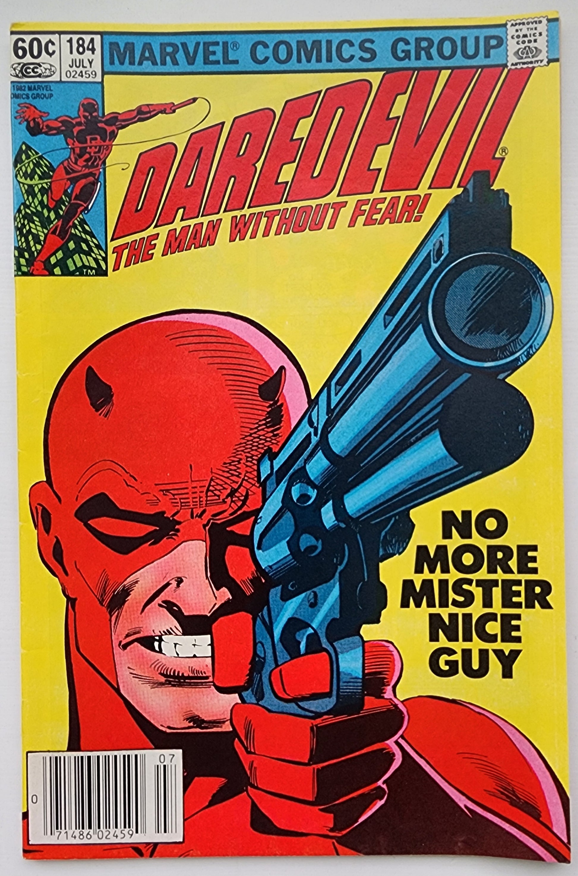 DAREDEVIL #184 1982 NEWSSTAND Daredevil MARVEL COMICS