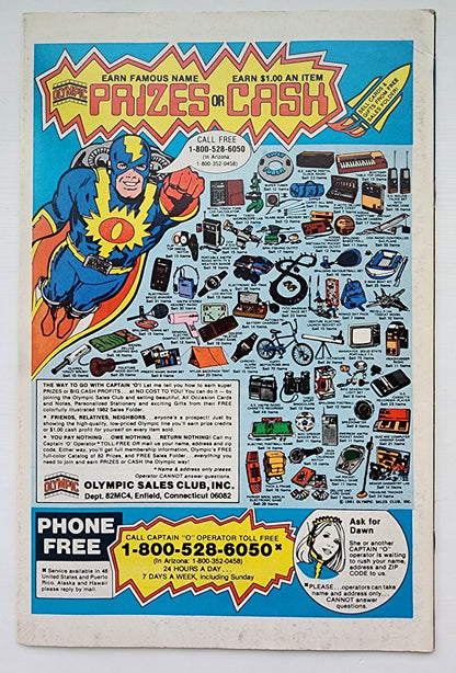 DAREDEVIL #184 1982 NEWSSTAND Daredevil MARVEL COMICS