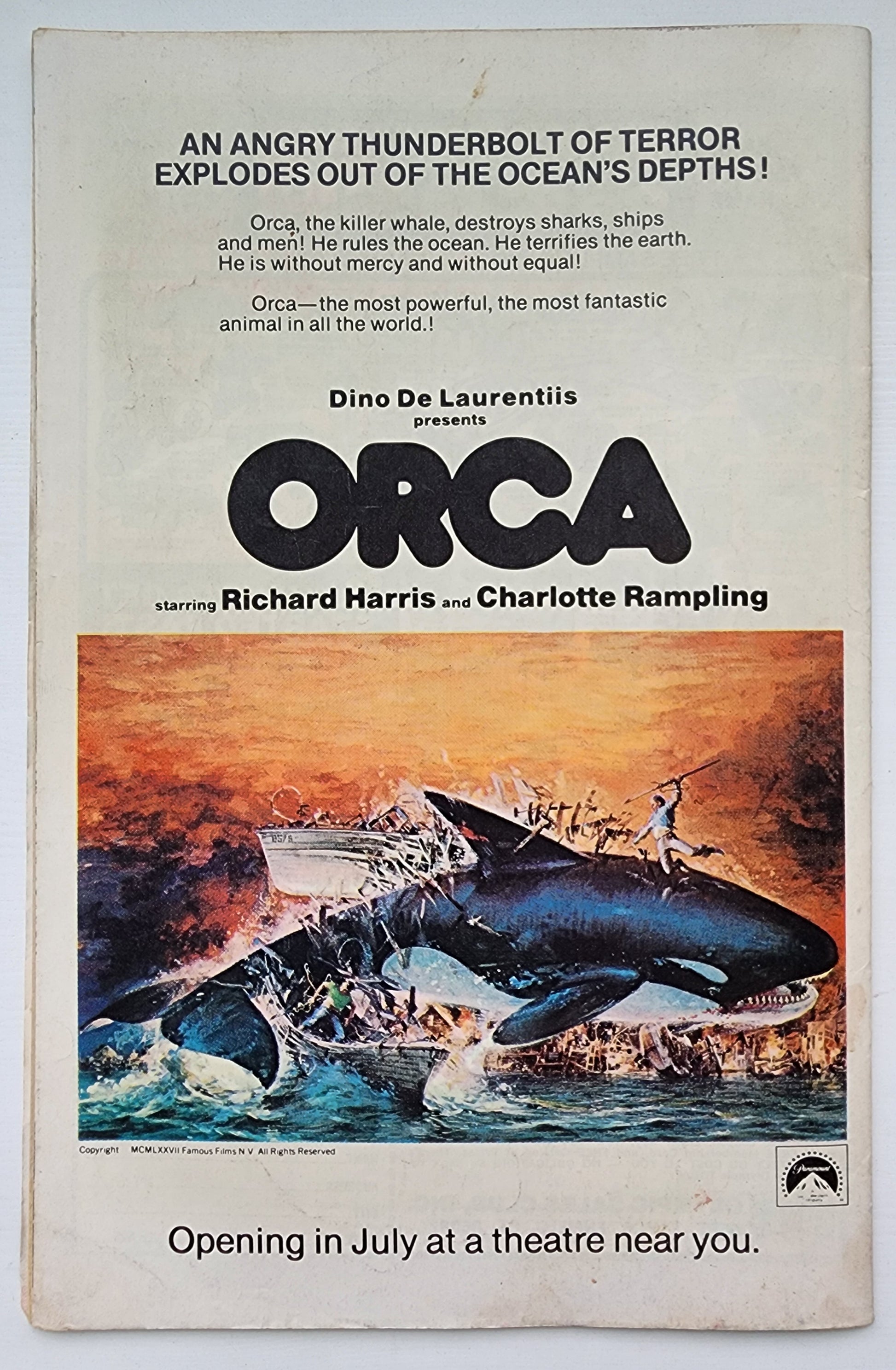 MS MARVEL #9 1977 (1ST APP DEATHBIRD) NEWSSTAND Ms Marvel MARVEL COMICS