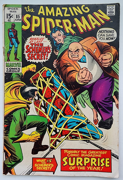 AMAZING SPIDER-MAN #85 1970 SPIDER-MAN MARVEL COMICS