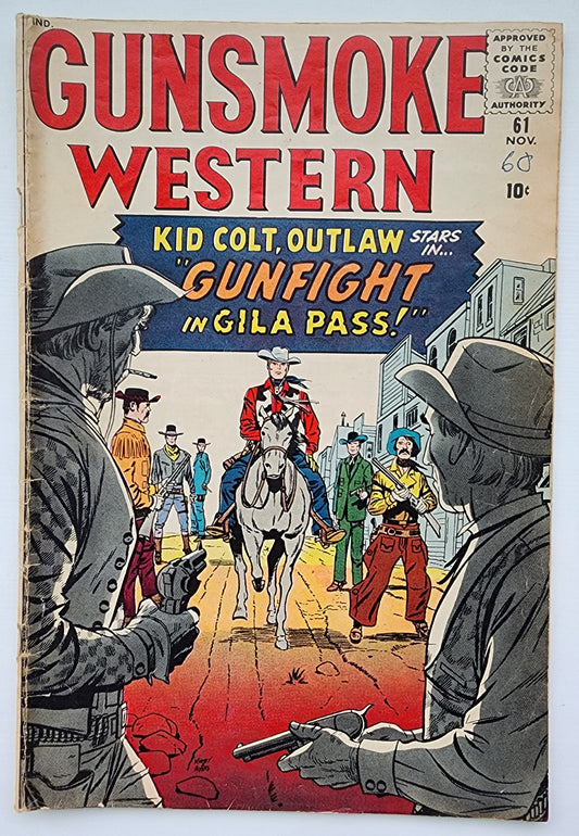 GUNSMOKE WESTERN #61 1960 Gunsmoke Western MARVEL COMICS