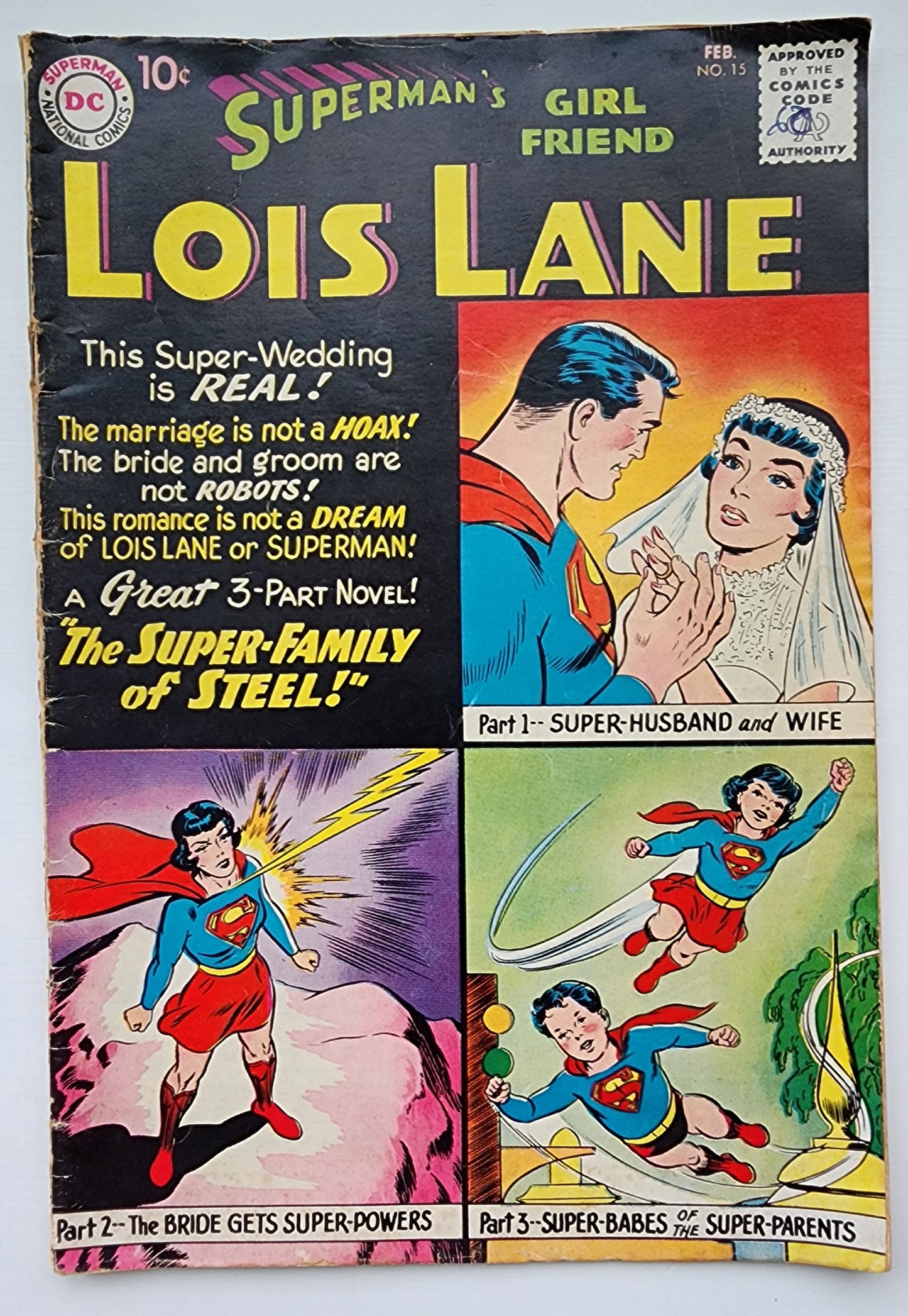 SUPERMANS GIRLFRIEND LOIS LANE #15 1959 Superman's Girlfriend Lois Lane DC COMICS