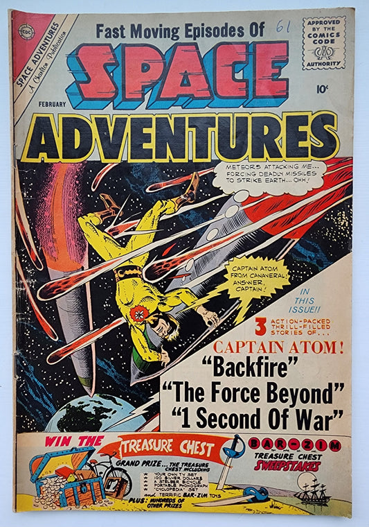 SPACE ADVENTURES #38 1961 CHARLTON COMICS