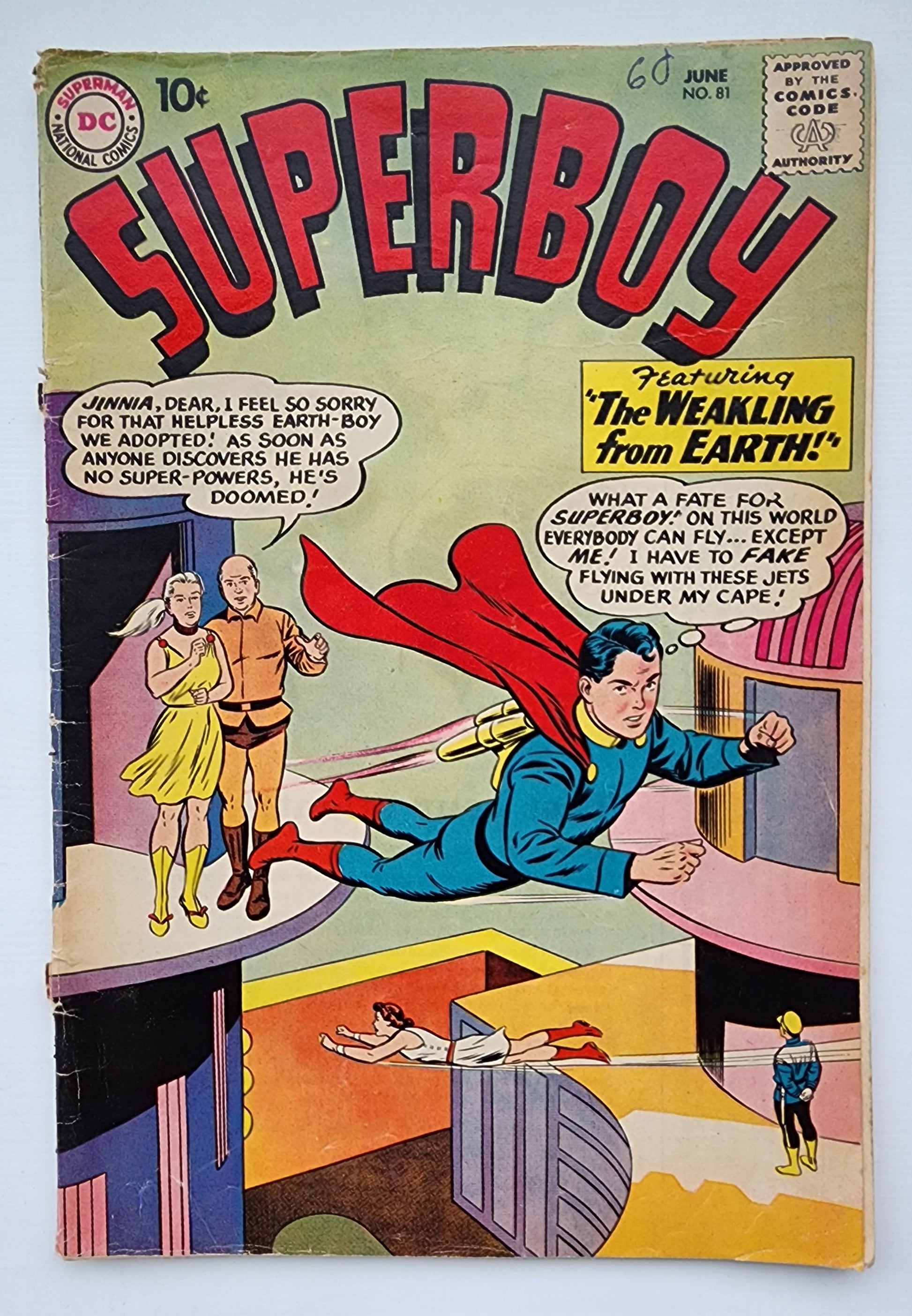 SUPERBOY #81 1960 Superboy DC COMICS