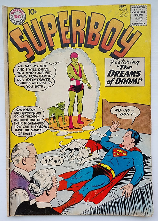 SUPERBOY #83 1960 (ORIGIN & 1ST APP KRYPTO KID) Superboy DC COMICS