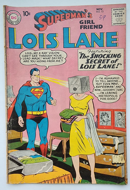 SUPERMANS GIRLFRIEND LOIS LANE #13 1959 Superman's Girlfriend Lois Lane DC COMICS