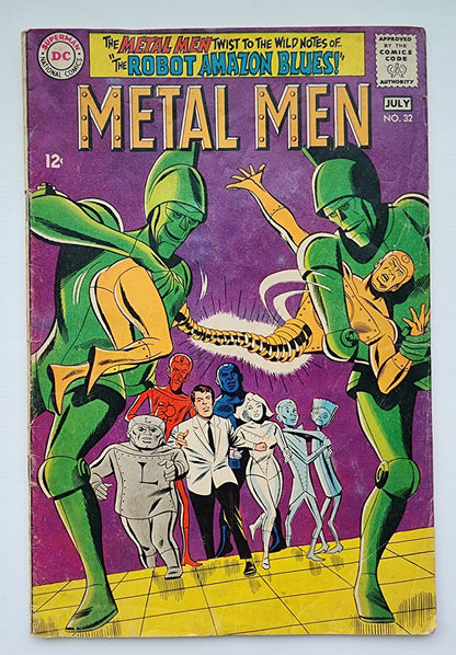 METAL MEN #32 1968 (LAST APP NAMELESS) Metal Men DC COMICS