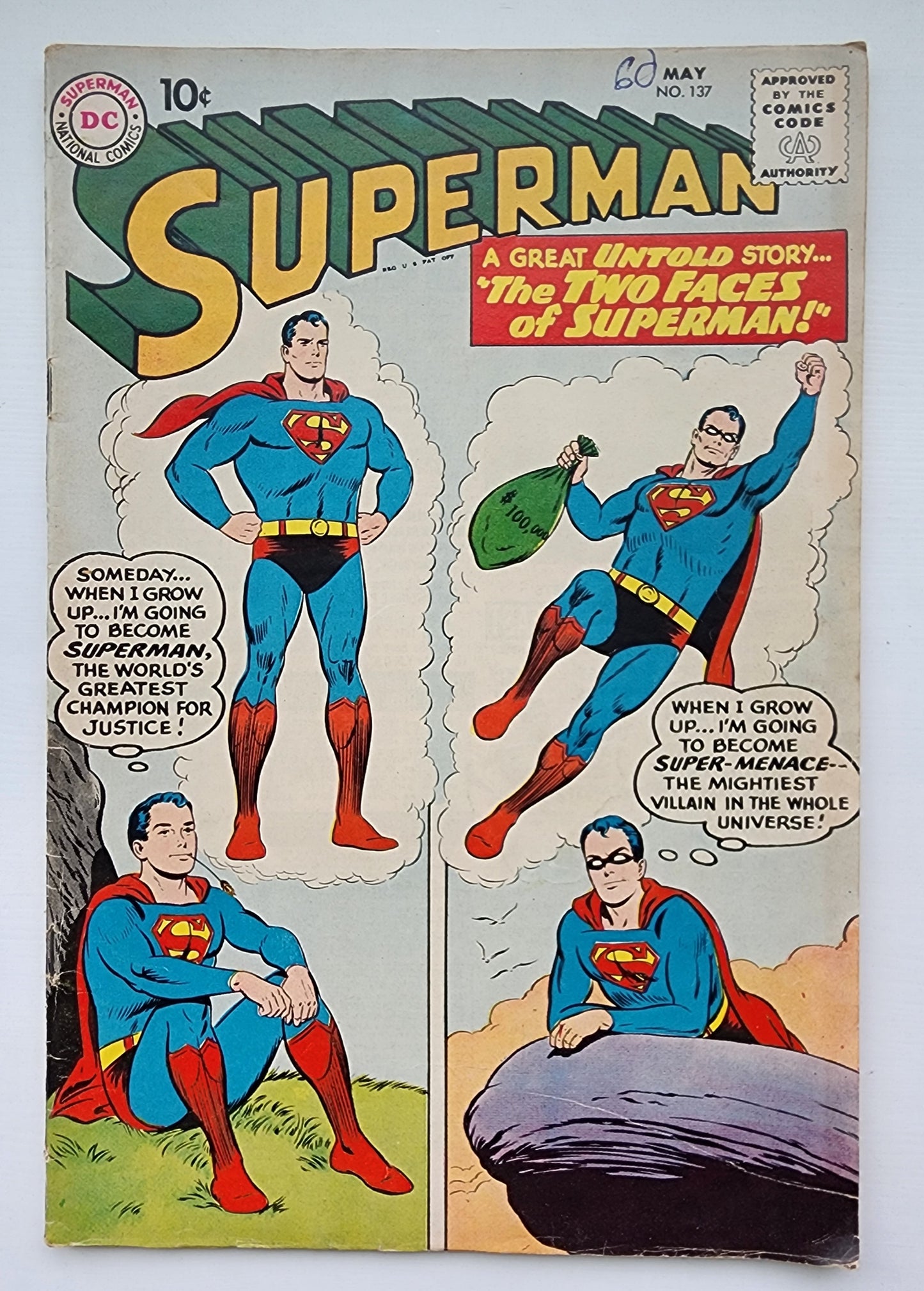 SUPERMAN #137 1960 Detective Comics DC COMICS