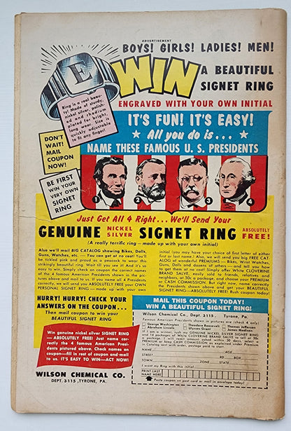 ADVENTURE COMICS #274 1960 (FULL PAGE AD GREEN LANTERN #1) Adventure Comics DC COMICS